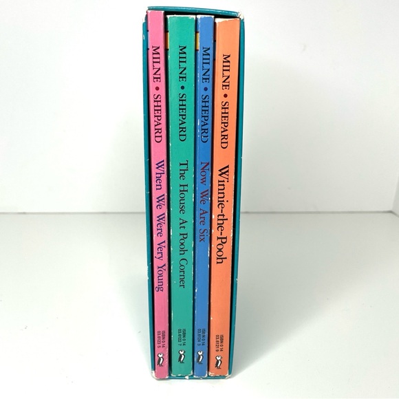 Vintage Pooh’s Library 4 Book Box Set 1992 by AA Milne, Ernest H Shepard - Picture 4 of 11